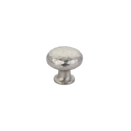 Patioplus Round Dimpled 1.25 in. Cabinet Knob, Satin Nickel PA1627983